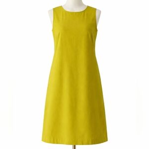 J. JILL Chartreuse SHIFT DRESS